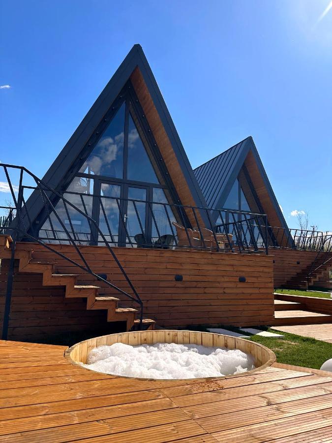 A-By The Lake - Private A Frame Villas Caciulati Exterior foto