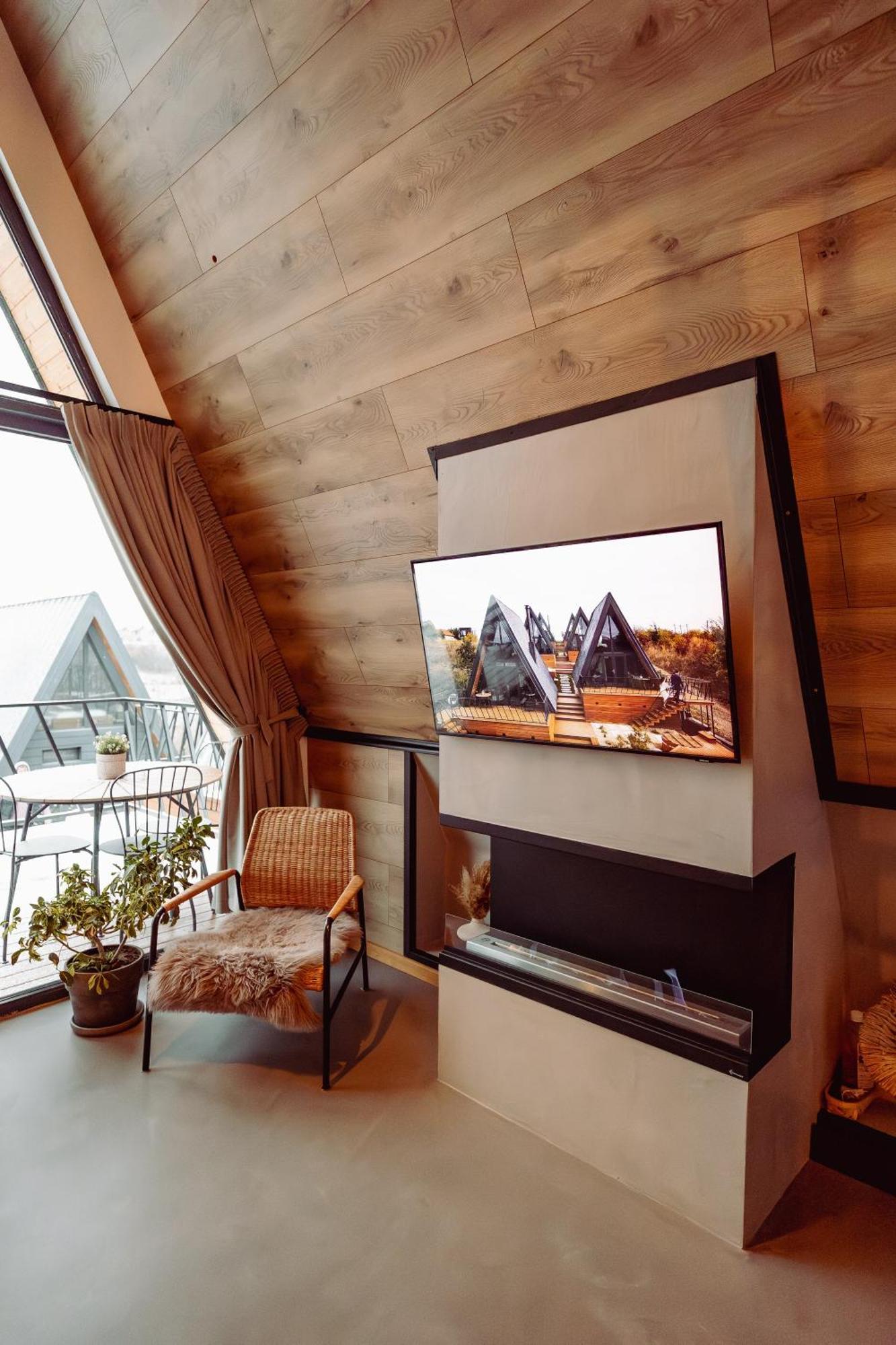 A-By The Lake - Private A Frame Villas Caciulati Exterior foto
