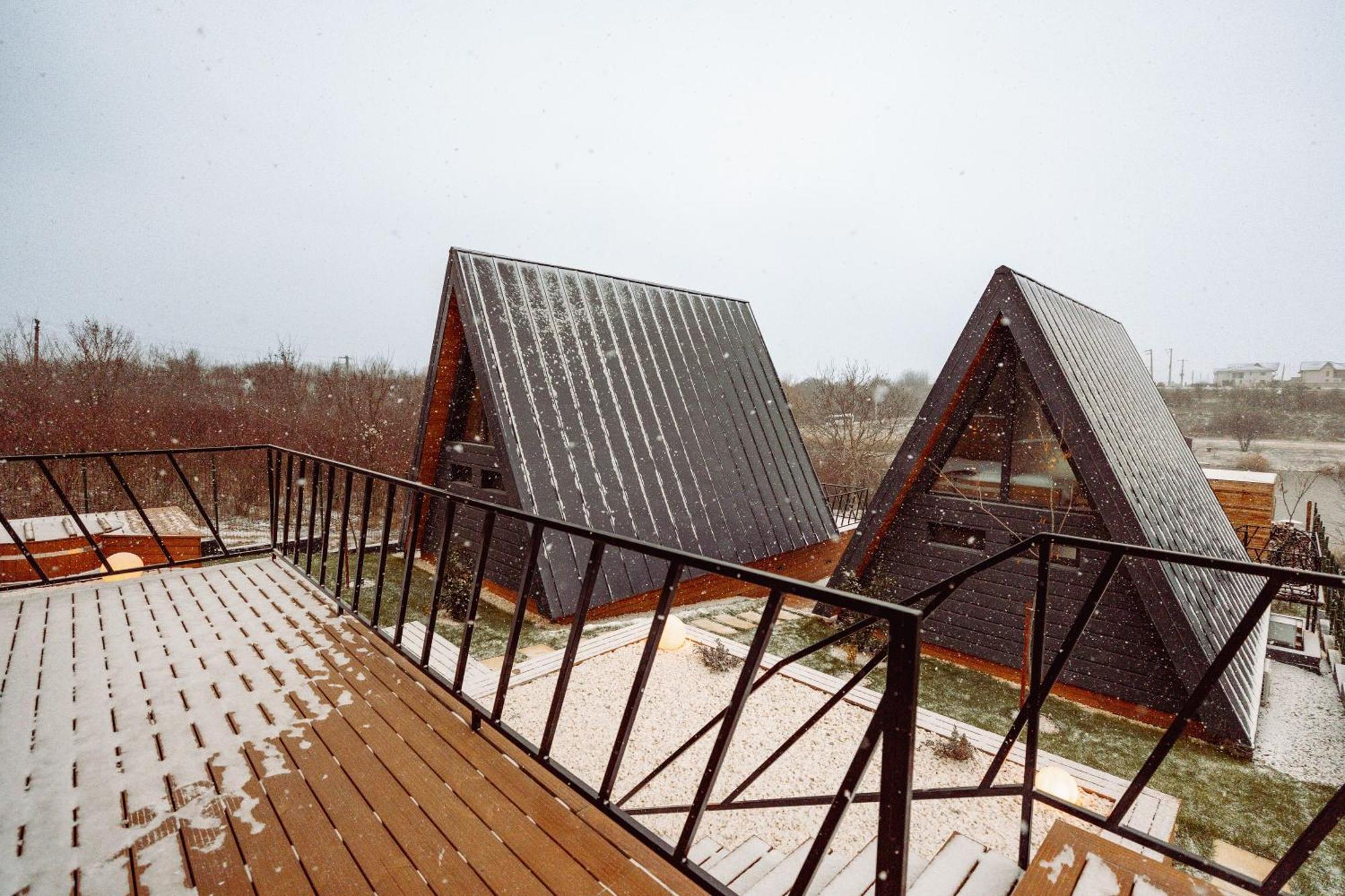 A-By The Lake - Private A Frame Villas Caciulati Exterior foto